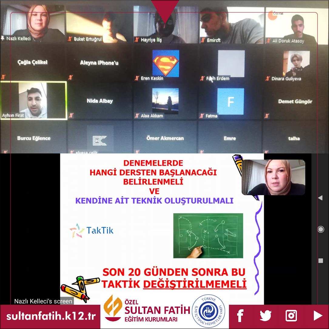 YKS SON DÜZLÜKTE MATEMATİKTE SON TAKTİKLER SEMİNERİ